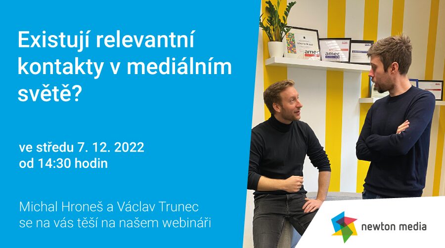 article image Webinář: Existují relevantní kontakty v mediálním světě?